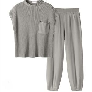 Gray Knit 2 piece set